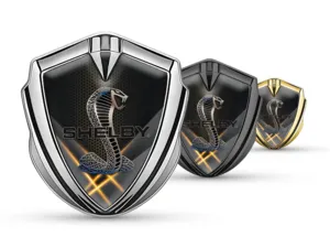 Shelby Emblema Guardabarros Insignia De Carrera Facha Brillo